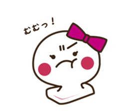 Ghost Boy and Rice cake Girl sticker #2830332
