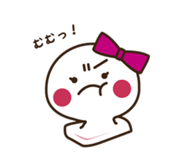 Ghost Boy and Rice cake Girl sticker #2830332