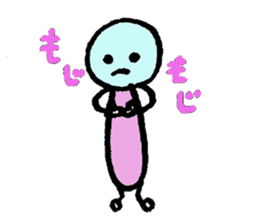 loose stickhumanbeing sticker #2830489