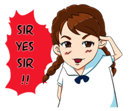 Mint girl (ENG) sticker #2830670