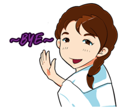 Mint girl (ENG) sticker #2830690