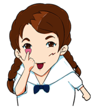 Mint girl (ENG) sticker #2830697