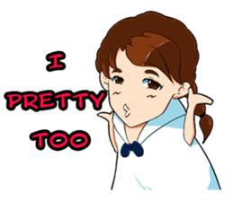 Mint girl (ENG) sticker #2830705