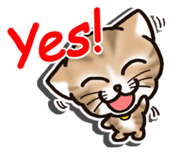 Tabby-cat English Ver sticker #2830911