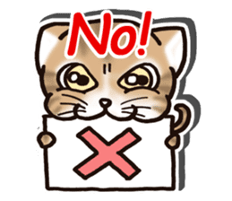 Tabby-cat English Ver sticker #2830912