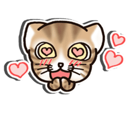 Tabby-cat English Ver sticker #2830916