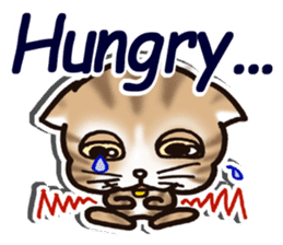Tabby-cat English Ver sticker #2830934