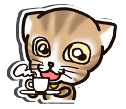 Tabby-cat English Ver sticker #2830937