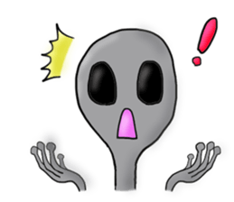 An alien and a Martian sticker #2831115