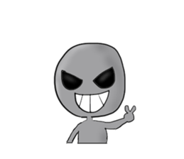 An alien and a Martian sticker #2831126