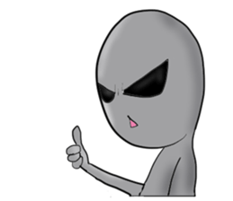 An alien and a Martian sticker #2831137