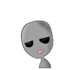 An alien and a Martian sticker #2831144