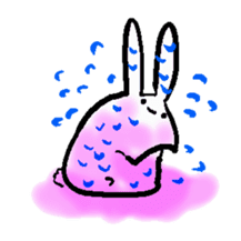 a slug rabbit sticker #2831671