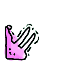 a slug rabbit sticker #2831672