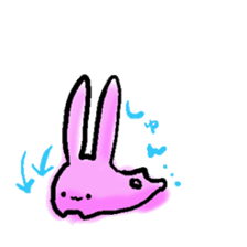 a slug rabbit sticker #2831673