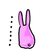 a slug rabbit sticker #2831676