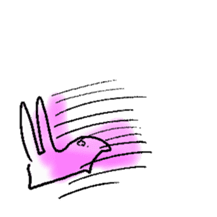 a slug rabbit sticker #2831677