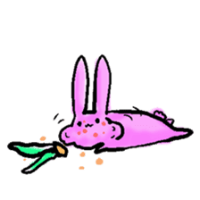 a slug rabbit sticker #2831685