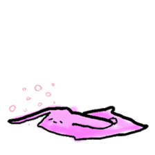 a slug rabbit sticker #2831686