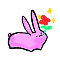 a slug rabbit sticker #2831692