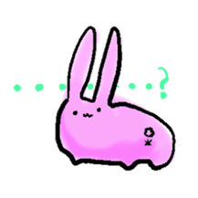 a slug rabbit sticker #2831695
