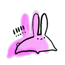 a slug rabbit sticker #2831698