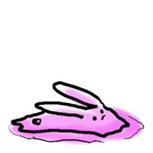 a slug rabbit sticker #2831705