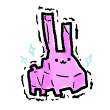 a slug rabbit sticker #2831706