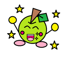 Love of course apple chan sticker #2832228