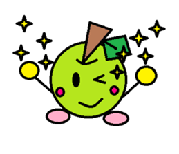Love of course apple chan sticker #2832230