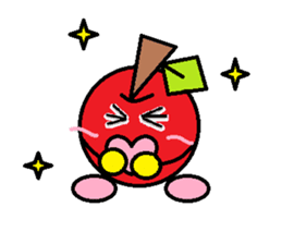 Love of course apple chan sticker #2832231