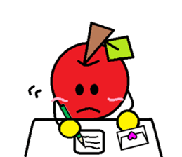 Love of course apple chan sticker #2832238