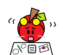 Love of course apple chan sticker #2832239