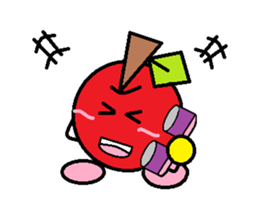 Love of course apple chan sticker #2832241