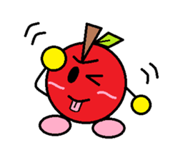 Love of course apple chan sticker #2832248