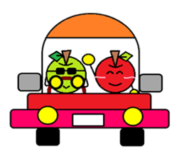 Love of course apple chan sticker #2832251