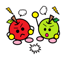 Love of course apple chan sticker #2832257