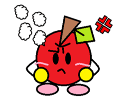 Love of course apple chan sticker #2832259