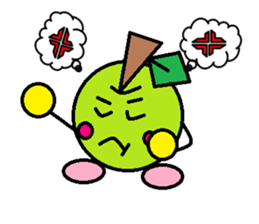 Love of course apple chan sticker #2832260