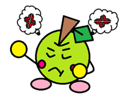 Love of course apple chan sticker #2832260