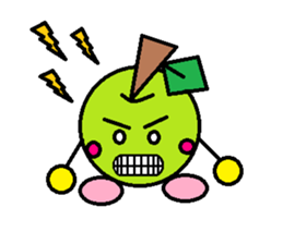 Love of course apple chan sticker #2832264