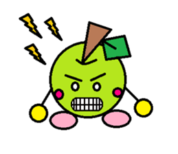 Love of course apple chan sticker #2832264