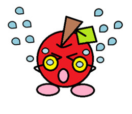 Love of course apple chan sticker #2832265