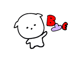 Pretty small dog sticker #2833434