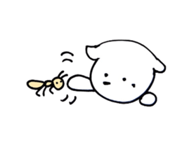 Pretty small dog sticker #2833438