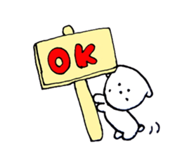 Pretty small dog sticker #2833442