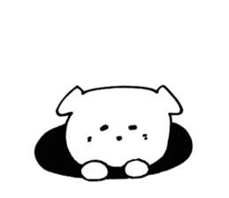 Pretty small dog sticker #2833447