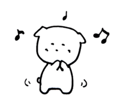 Pretty small dog sticker #2833453