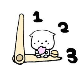 Pretty small dog sticker #2833461