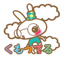 Rabbit "Usa chan" talk ver2 sticker #2835148